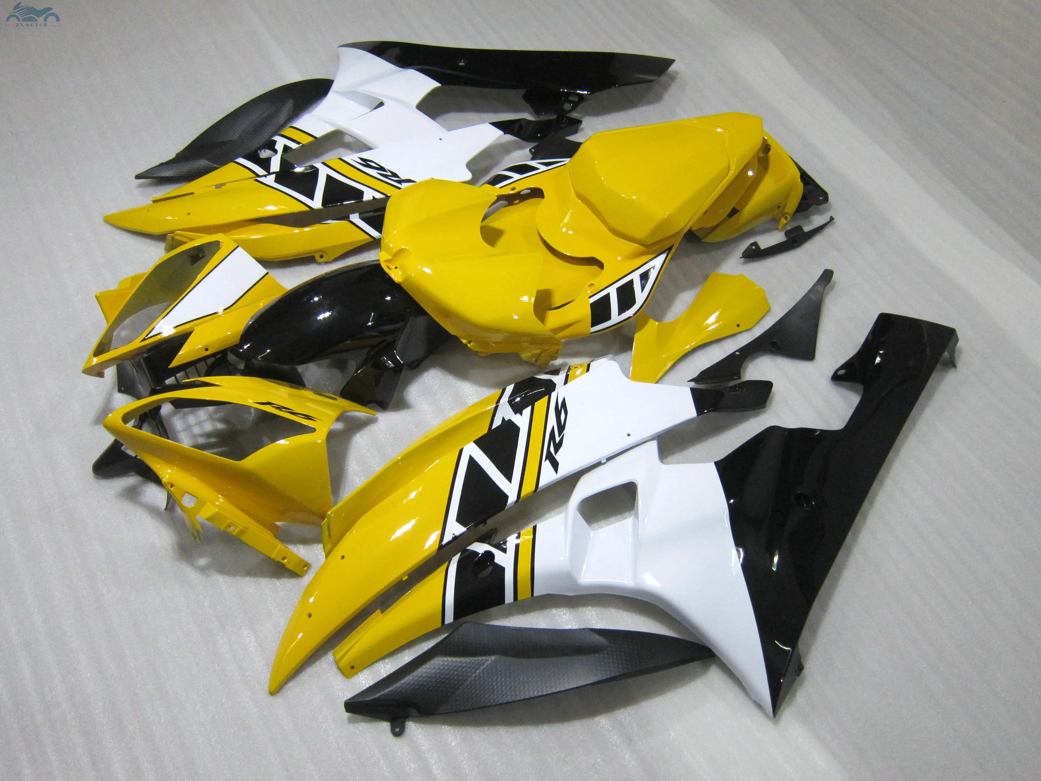 Комплект обтекателей из АБС пластика для YAMAHA R6 YZFR6 2006 2007 YZF 06 07 комплекты желтый