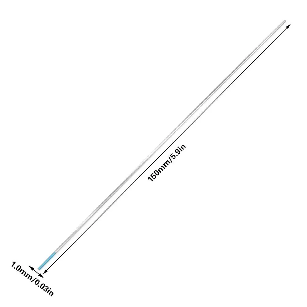 10 шт. WY20 Yttrium вольфрамовый электрод для сварки Tig Machine1.0mm* 150mm