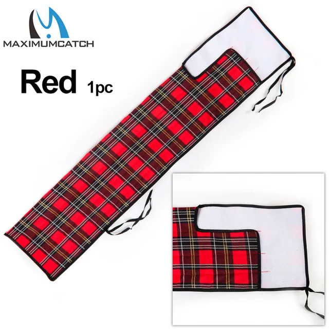 Maximumcatch Fly Fishing Rod Bag Classic Printed Thicken Cotton Cloth Fishing Rod Sock for 9ft