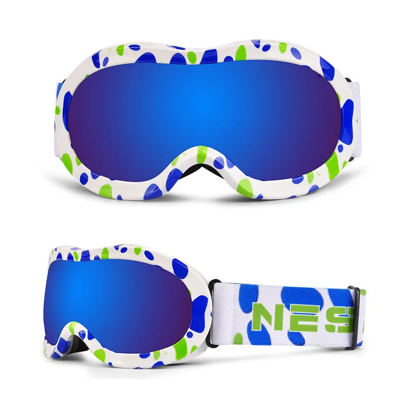Onedoyee, профессиональные детские очки для сноуборда, детские лыжные очки, очки для катания на лыжах, противотуманные снежные очки для детей 3-13 лет - Цвет: 6