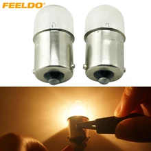 FEELDO 30pcs G18 24V 5W 1156 BA15S Truck Clear Glass Lamp Turn Tail Bulb Auto Indicator