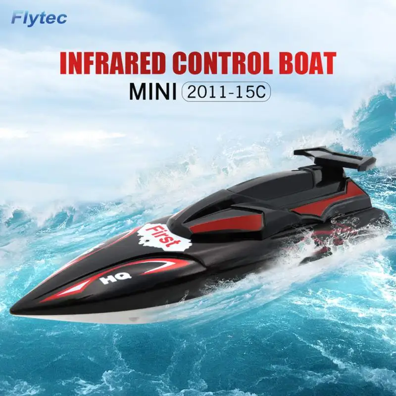 Flytec 2011-15C мини пульт дистанционного управления Скорость лодки воздушный корабль Водонепроницаемая Лодка на радиоуправлении Детские модельные игрушки