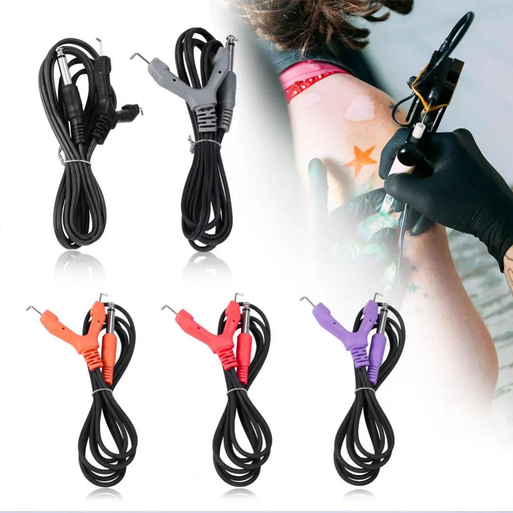 

1.8m Heavy Duty Soft Tattoo Clip Cord Tattoo Hook Line Silicone Tattoo Wire Cable for Power Supply Line Accessory Tattoo Machine
