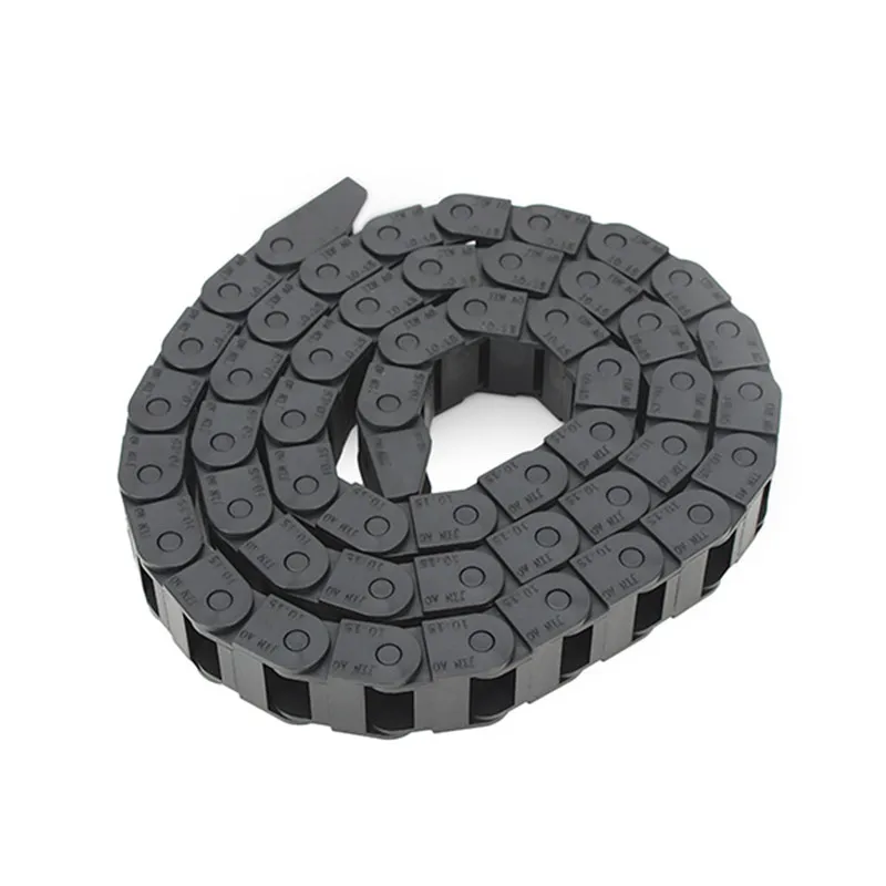 

10 x 15mm L1000mm Nylon Plastic Cable Drag Chain Wire Carrier Length 1000mm For CNC Router Machine