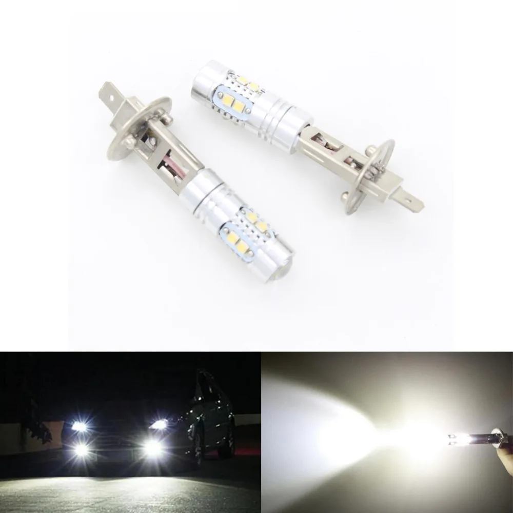 

Dongzhen 2PCS H1 LED Bulb 50W Car External Light Head Light Fog Light Driving Car Daytime Running Light DRL Day LightCar Styling