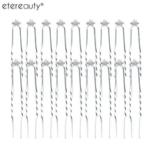 38 шт Свадебная подружка невесты Выпускной Хрустальная искусственная жемчужина u-образные шпильки заколка для волос Декор