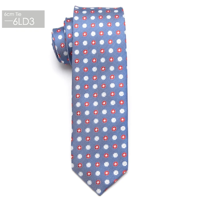 XGVOKH мужской узкий галстук свадебные галстуки галстук для мужчин Бесплатный подарок бизнес 6 см галстук Мужская модная одежда аксессуары для рубашек - Цвет: 6LD3
