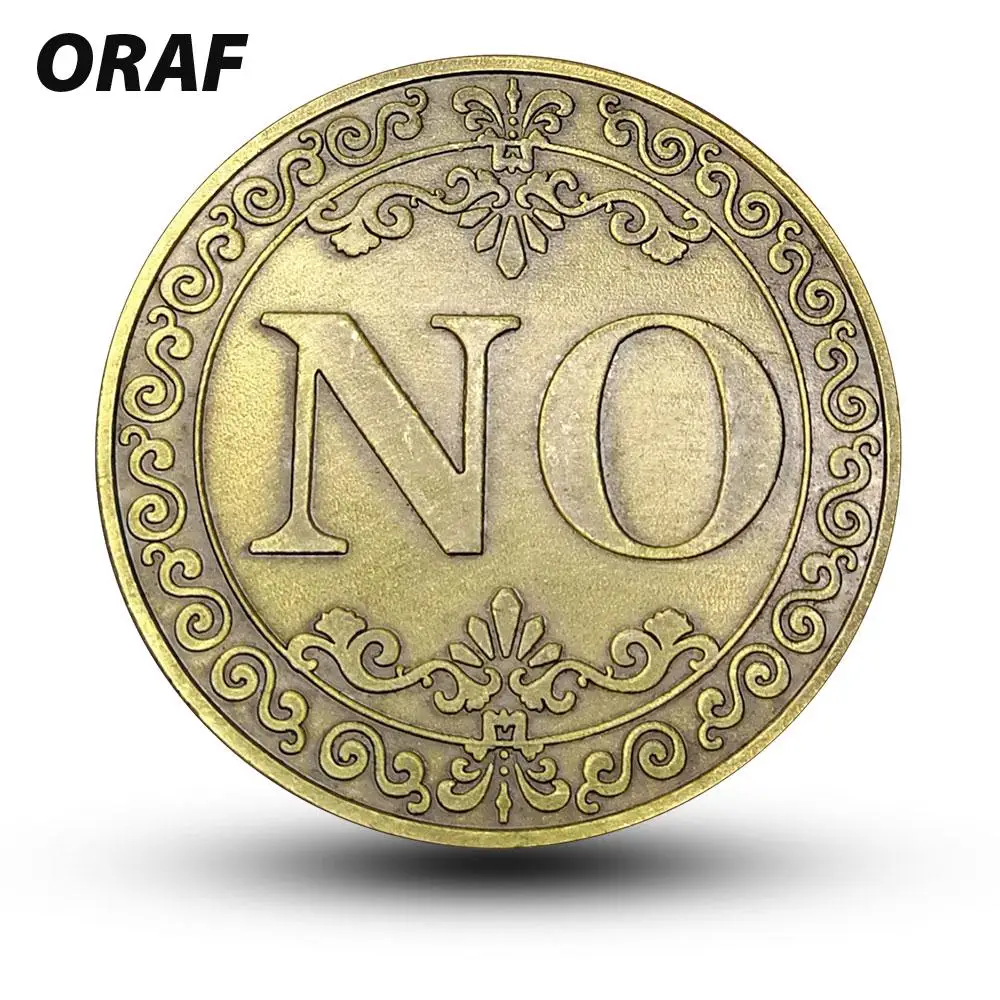 Adornment Coin Collection Coin Round YES NO Metal Policy Decision Coin Gifts Home Decor Collection Art Adornment Coin Collection Coin Round YES NO Metal Policy Decision Coin Gifts Home Decor Collection Art