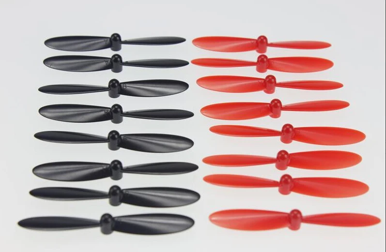 

4 sets Hubsan X4 H107 Quadcopter propeller Propeller H107-A35 Black / Red for H107 / H107L / H107C RC Helicopter F08518-4