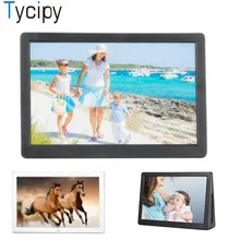 Tycipy цифровая фоторамка 1" светодиодный электронный HD двухсторонний ЖК-экран фоторамка для музыки Mp3 видео Mp4 с пультом дистанционного управления