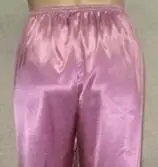 Корейская Пижама для сна, мягкое атласное шелковое брюки, Дамские элегантные брюки с нижним разрезом, лоскутный бант, Пижамный низ большого размера плюс