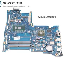 NOKOTION для hp 15-AY 15-ay015ds ноутбук Motherbard SR23Y I5-6200U Процессор BDL50 LA-D704P 854936-601 854936-001 аккумулятор большой емкости R5 M330 видеокарта