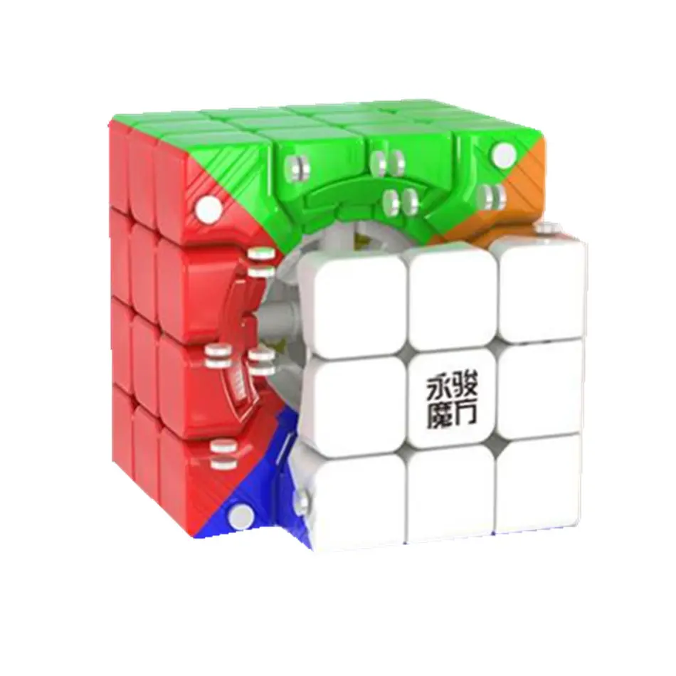 Najtaniej YJ Yusu 4x4 Cube 4x4x4 kostka magnetyczna 4 warstwy magnetyczne prędkość magiczna kostka Profissional puzzle zabawki dla dzieci dla dzieci chłopcy prezent