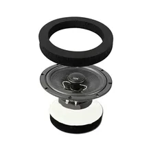 6.5 inch Car Speaker Ring Bass Door Trim Sound Insulation Cotton Audio Speakers Sound Self Adhesive Insulation Ring