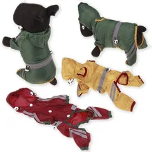 HJKL дождевик для собак Одежда для собак Светоотражающая куртка для маленьких и средних собак Одежда для домашних животных дождевик комбинезон