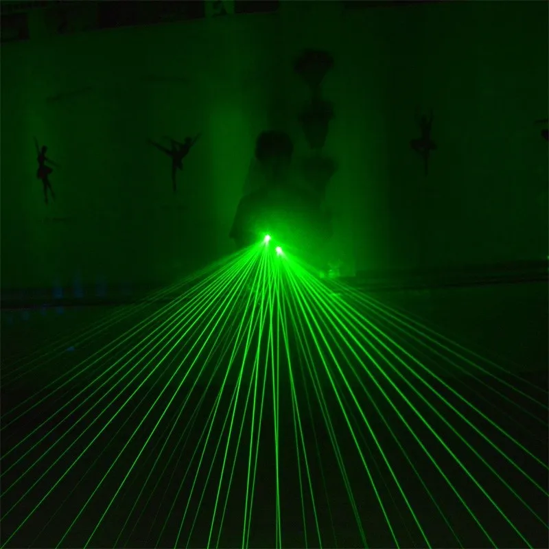 Wecool зеленый красный лазер перчатки с 4 шт зеленый красный лазер s лазер для сценического танцевального шоу для клубной вечеринки с диджеем