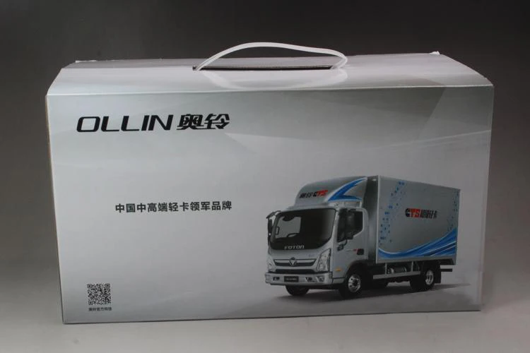 Коллекционная Игрушечная модель из сплава в подарок 1:24 Foton Ollin CTS грузовик фургон
