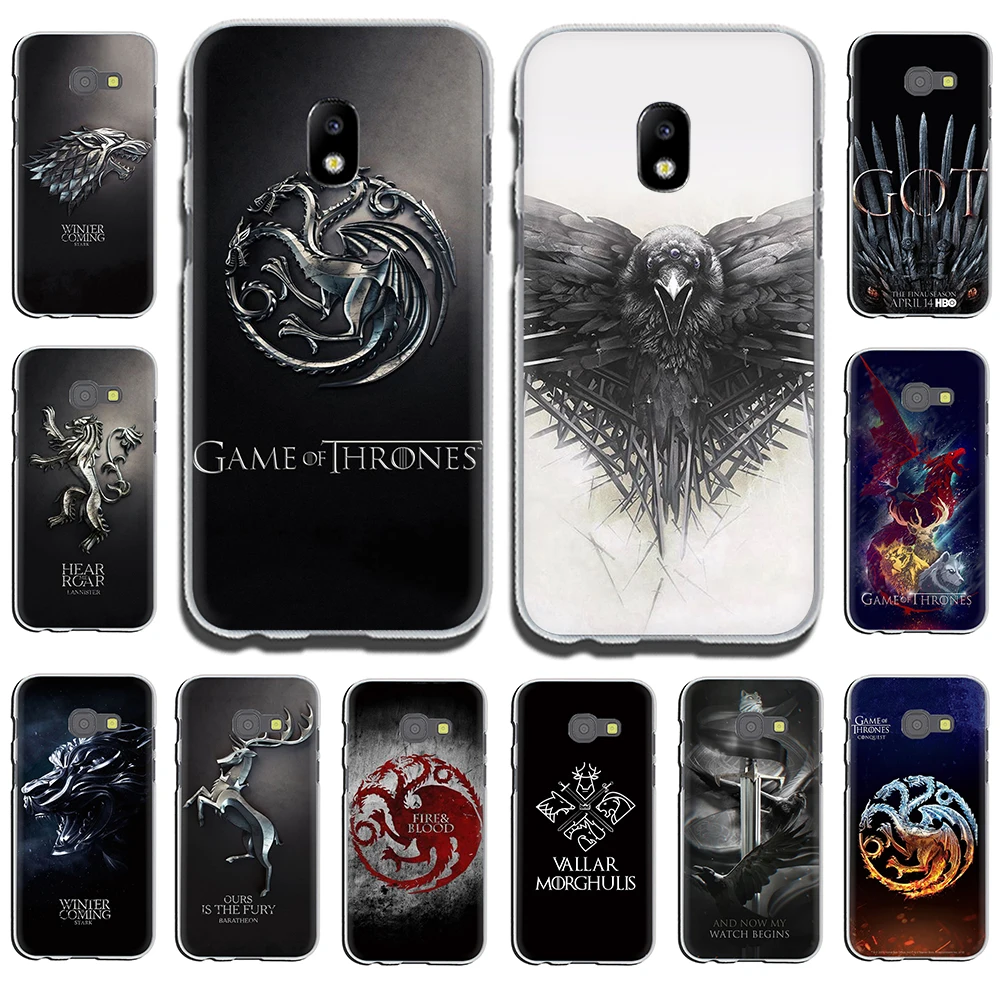 

The game of the thrones Hard Phone Cover for Samsung Galaxy J6 J5 J1 J2 J3 J7 2017 2016 2015 Prime J7 EU Version