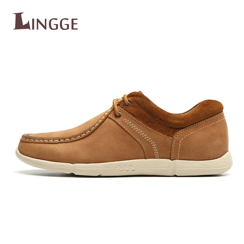 

Men's Genuine Leather Casual Shoes Moccasins Men Loafers Luxury Brand Spring New Fashion S Male Boat Shoes Krasovki Men