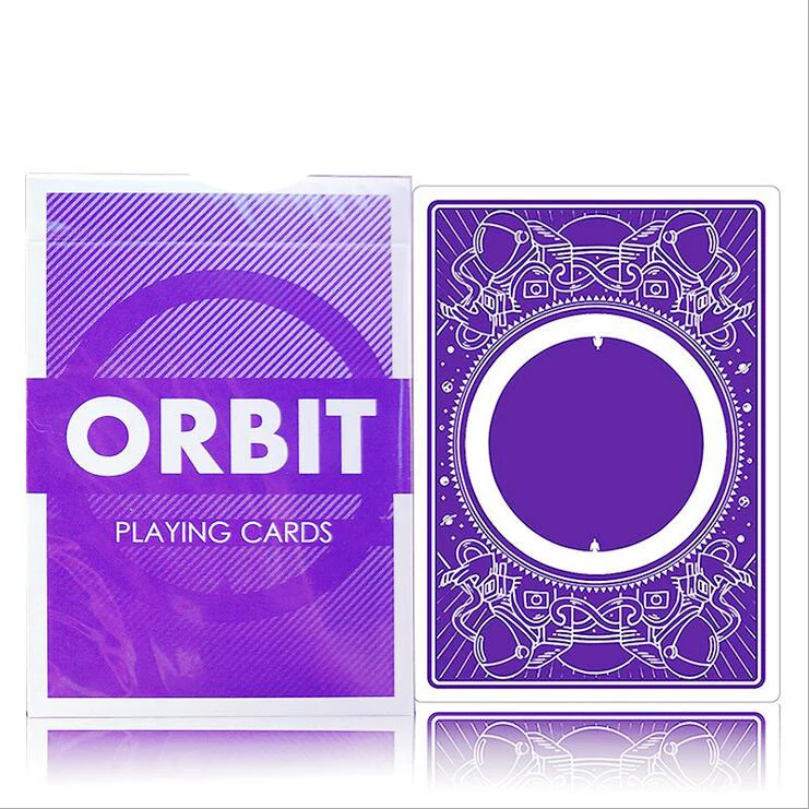 

1 DECK Purple Orbit Third edition Deck Poker Playing Cards Magic Cards Magic Props Close Up Magic Tricks for Professional 81385