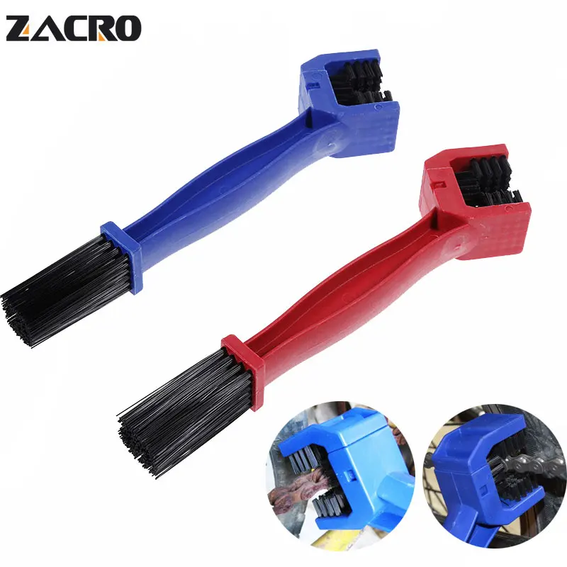 

Zacro Motorcycle Chain Cleaner Plastic Bike Bicycle Moto Brush Cycling Clean Chain Cleaner Outdoor Scrubber Tool for Road MTB