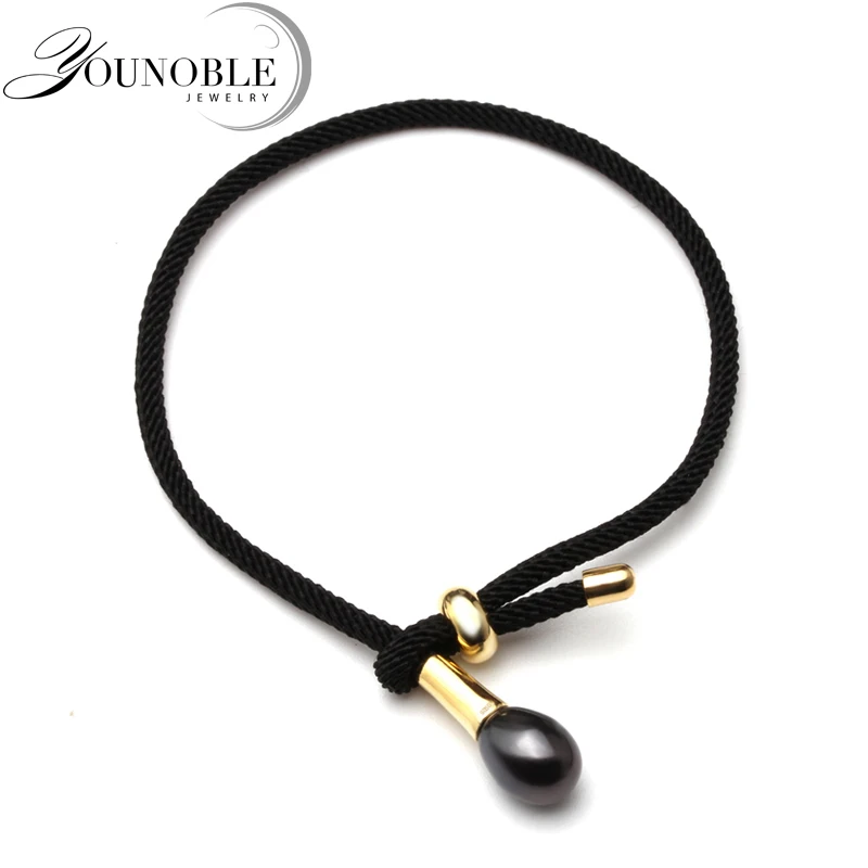 

Fashion 925 Sterling Silver Anklet Bracelet For Women,adjustable Men Bracelet With Pearl Birthday Gift