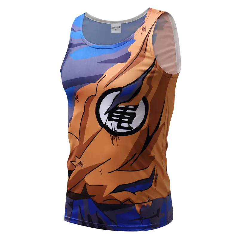 Новинка, мужская майка Dragon Ball Z Vegeta Armor, майка для бодибилдинга, майка для фитнеса, хипстер, 3D аниме, Майки DBZ, Майки X Task Force - Цвет: AF868