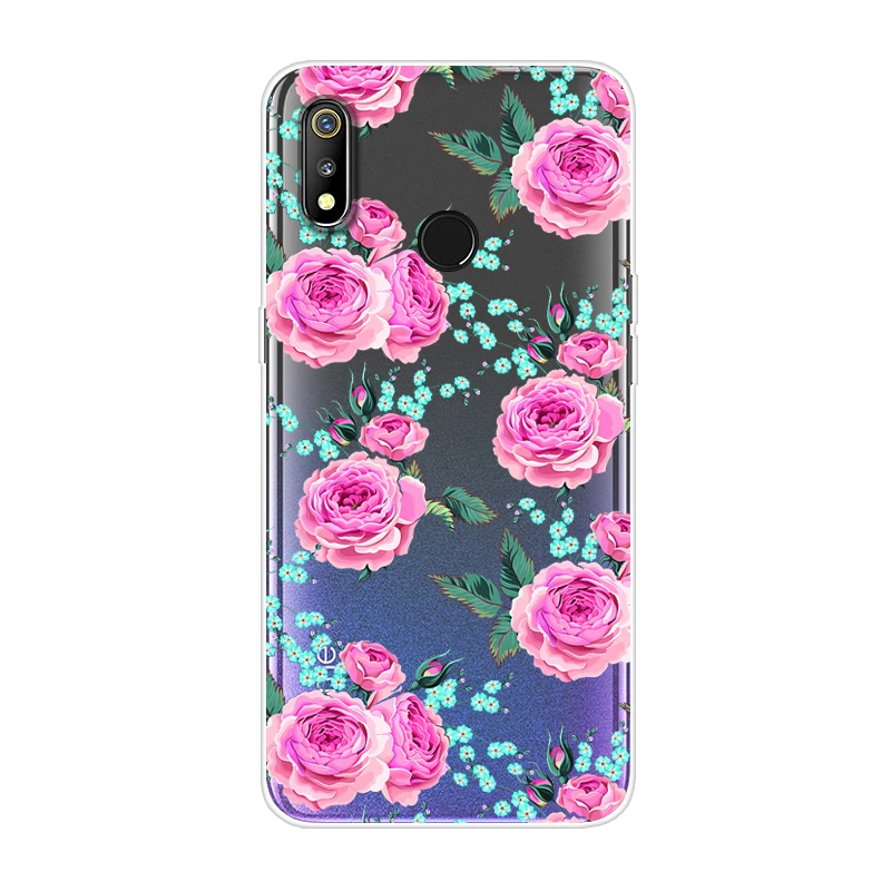 Для OPPO Realme 3 чехол силиконовый Тигр мягкая задняя крышка из ТПУ для Pro Чехол