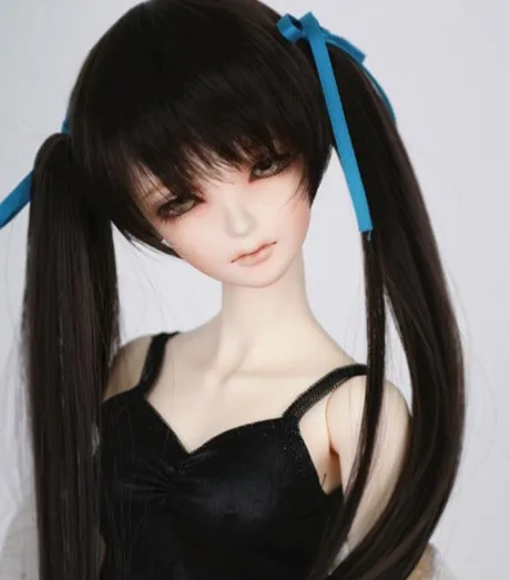 black doll wig