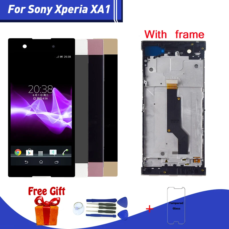 

For Sony XA1 lcd display Screen Replacment For Sony Xperia XA1 G3121 G3112 G3125 G3116 G3123 lcd Display Touch Screen modules