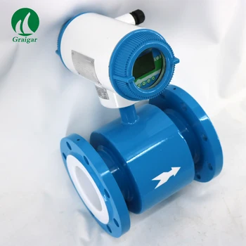 شراءDN100MM الكهرومغناطيسية السائل تدفق متر قياس المدى DN10 ~ DN600 مع التشغيل التلقائي