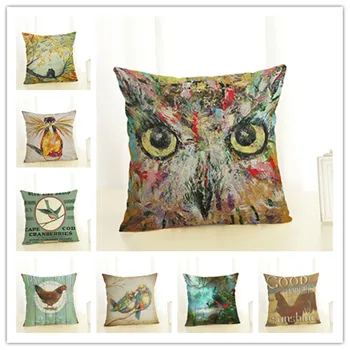 

2017 New Arrival Creative Fashion Animal Pillow Cushion Cover Home Decorative Printed Throw Pillowcase Cojines Almofada