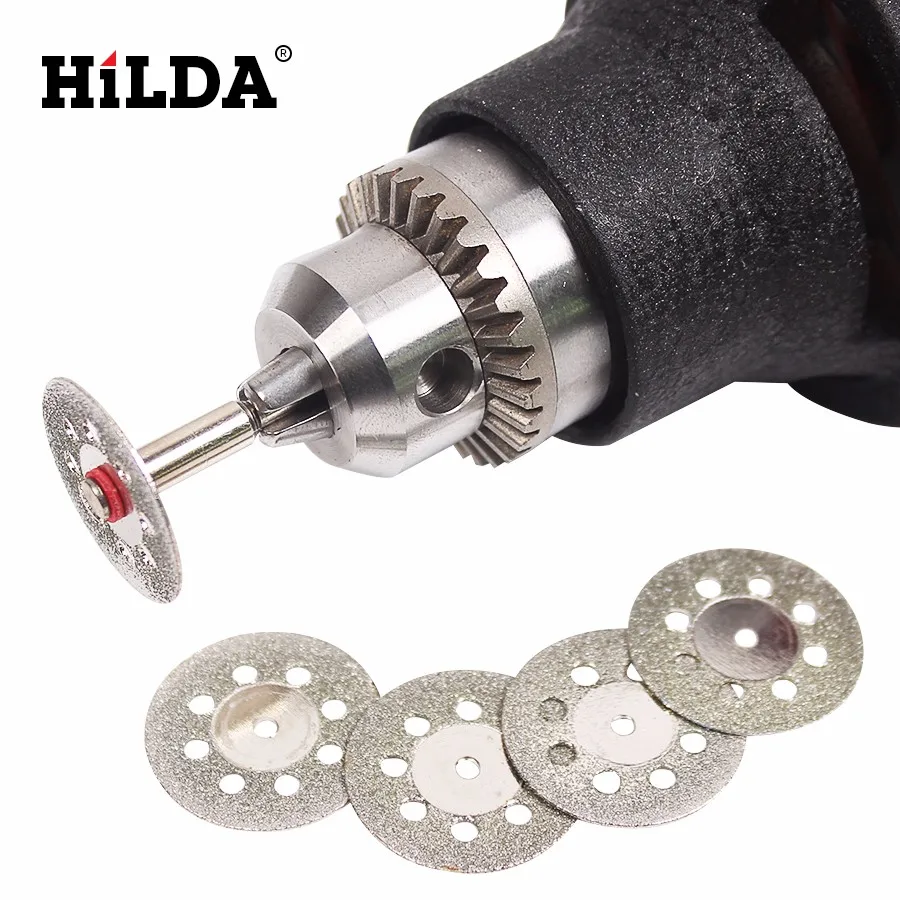 HILDA 5pcs Emery Cutting Disc Cut Off for Micro Drill Electric Die