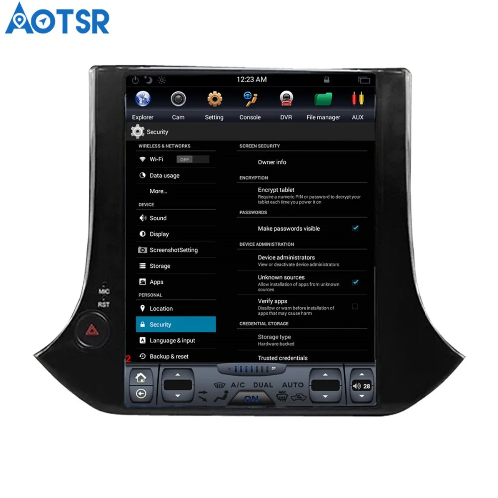 Aotsr Android 7 1 Tesla style 10 4 дюймовый автомобильный без DVD плеера GPS навигация для VW Tiguan