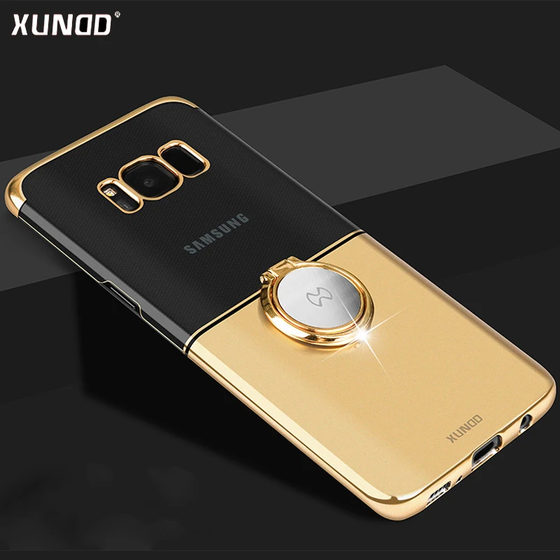 Xundd Protective case for Samsung Galaxy S9 S9 Plus For Galaxy s8 s8 plus cover with ring holder fit for Magnetic car holder