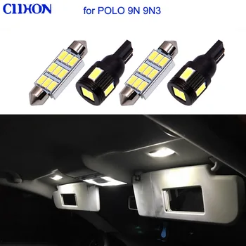

Ciihon 10pcs xCar LED Lights for VW POLO 9N,Auto Interior Light Bulbs for Volkswagen 6Q 9N 9N3 Dome Light Interior Accessories