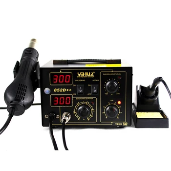 

Hot Sale Yihua Soldering Station Rework 852d++ 700w Esd Smd Repair Mobile Phone Welding Machine 110v/220v