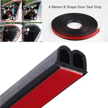 Best Price 4 Meters B Shape Car Door Seal Strip Sound Insulation For The Car B Type 3M Door Sealing Strips Auto Rubber Seals Best Price 4 Meters B Shape Car Door Seal Strip Sound Insulation For The Car B Type 3M Door Sealing Strips Auto Rubber Seals