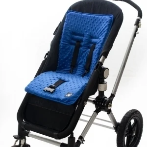 Baby-Beehaven 0 799599 272584 Cush 'n Go Memory Foam Stroller Cushion-MALIBLUE STRIPE (1)