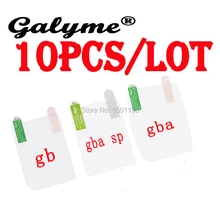 10 шт./партия, 4 модели, выберите Защитная пленка для экрана, игровая консоль для gameboygbagbcgba SP GBO DMG Boy color Advance Pocket