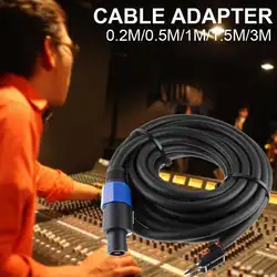 Для Speakon для банан Кабель-адаптер для Динамик усилитель кабель-удлинитель