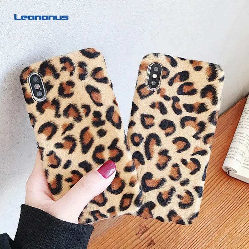 

Luxury Leopard Texture Cover Case for Huawei P10 Plus Fur Plus Cover Shell for Huawei P20 P20 Pro Protective Silicone Coque P20
