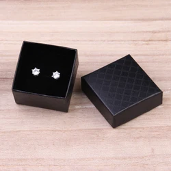 Elegant Black Jewelry Display Gift Box - Wholesale Packaging 5x5x3 - Black color