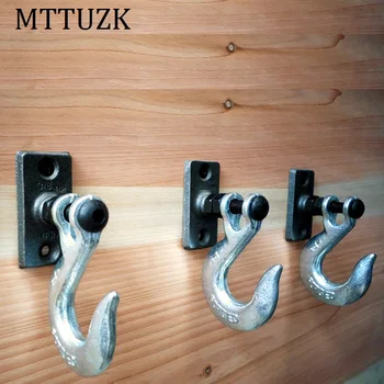 

MTTUZK cast iron Industrial wind hooks Vintage style coat hooks Creative wall coat hooks Metal Robe hooks
