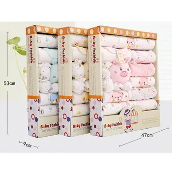 

17 Piece Newborn Baby Set Boy Clothes 100% Cotton Infant Suit Baby Girl Clothes Outfits Pants Baby Clothing Hat Bib Ropa De Bebe