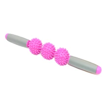 Hot Yoga Exercise Roller Stick Eliminate Fat Lose Weight Muscle Leg Body Back Muscle Massager Tool DO2