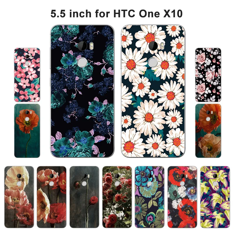 Мягкий чехол из ТПУ для HTC One X10 модные окрашенные чехлы телефонов E66 5 дюйма |