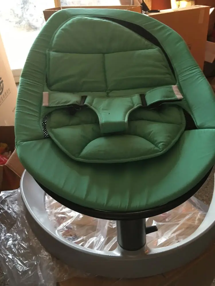 Универсальный комфорт качалка Детский диван сиденье стула алюминиевая база полуавтоматическая качалка Infantil Bay стул Детская игрушка 0 12 месяцев