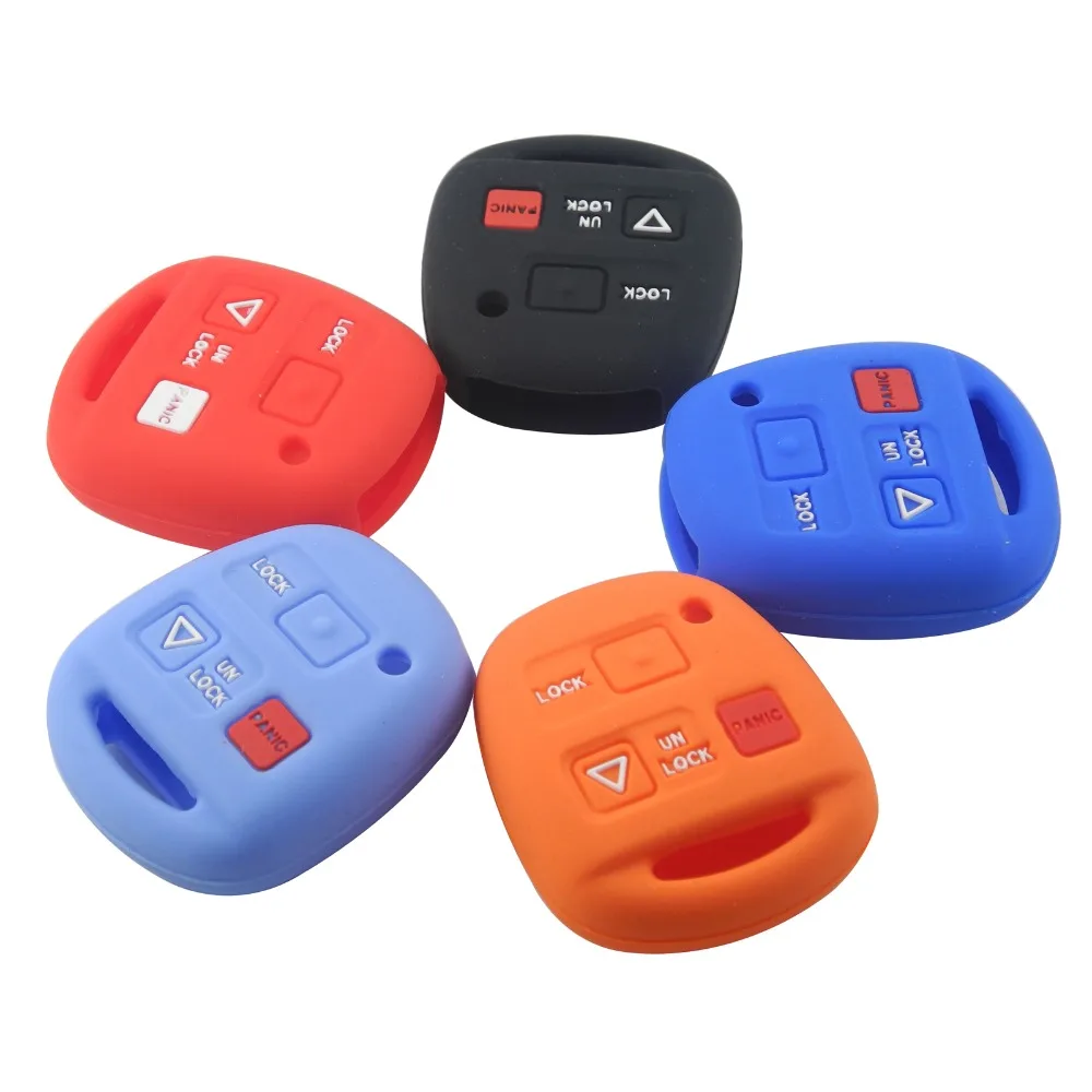 

jingyuqin New Remote 3B Silicone Smart Car Key Fob Cover Case For Lexus RX LS GX SC Holder Case