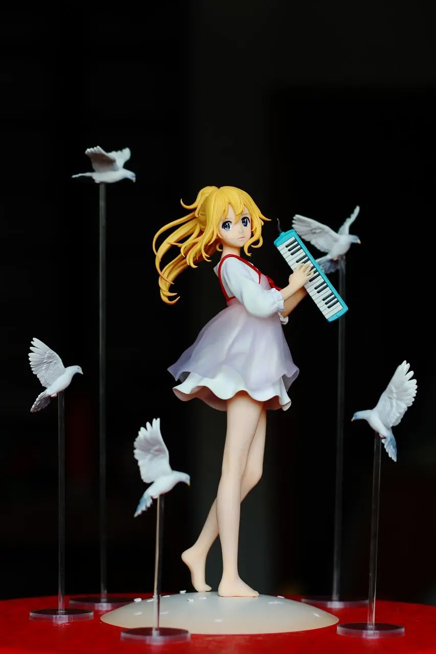 Аниме ваша ложь аниме Kaori Miyazono повседневная мелодика масштаб 1/8 фигурка игрушки |